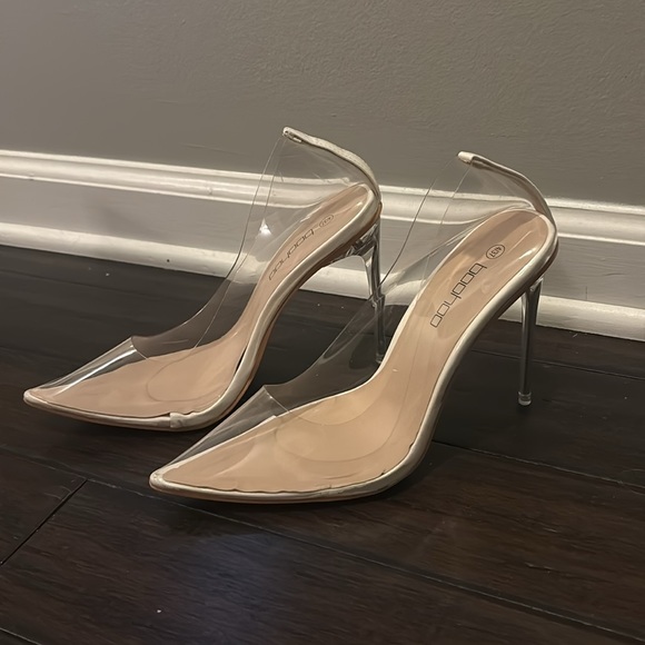 Clear 4in stiletto pump - Picture 2 of 5